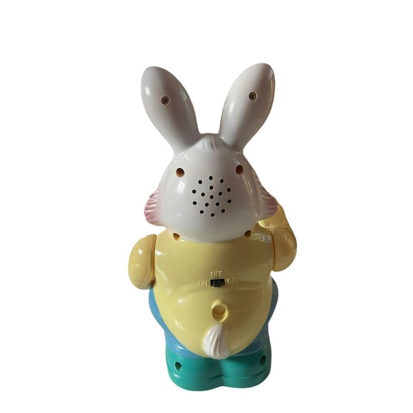 Easter Collection Musical Bubble Blowing Rabbit 80520 World Bazaars 1997 Battery - Picture 8 of 9